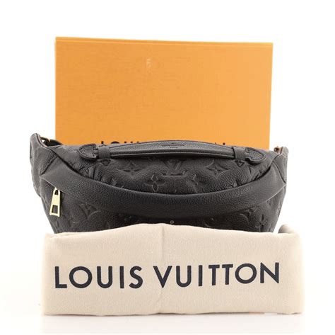 bum bag louis vuitton black|louis vuitton monogram mini bumbag.